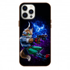 Star Fox Fox Phone Case For iPhone Samsung Galaxy Pixel OnePlus Vivo Xiaomi Asus Sony Motorola Nokia - Fox Aiming Gun Side Portrait