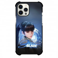 Stellar Blade Eve Phone Case For iPhone Samsung Galaxy Pixel OnePlus Vivo Xiaomi Asus Sony Motorola Nokia - Eve Portrait On Space Ship Background