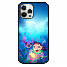 Lilo & Stitch Phone Case For iPhone Samsung Galaxy Pixel OnePlus Vivo Xiaomi Asus Sony Motorola Nokia - Lilo & Stitch Swimming Illustration