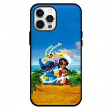 Lilo & Stitch Phone Case For iPhone Samsung Galaxy Pixel OnePlus Vivo Xiaomi Asus Sony Motorola Nokia - Reuben Flying over Lilo & Stitch On Cartoon Art