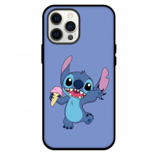 Lilo & Stitch Phone Case For iPhone Samsung Galaxy Pixel OnePlus Vivo Xiaomi Asus Sony Motorola Nokia - Stitch Holding Ice Cream On Purple Background