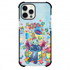 Lilo & Stitch Phone Case For iPhone Samsung Galaxy Pixel OnePlus Vivo Xiaomi Asus Sony Motorola Nokia - Stitch With Scrump On Head Cartoon Art