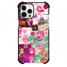 Strawberry Shortcake Raspberry Torte Phone Case For iPhone Samsung Galaxy Pixel OnePlus Vivo Xiaomi Asus Sony Motorola Nokia - Raspberry Torte Collage