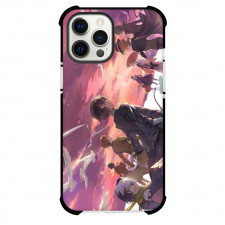 Bungo Stray Dogs Case For iPhone Samsung Galaxy Pixel OnePlus Vivo Xiaomi Asus Sony Motorola Nokia - Characters Smile Poster On Sunset Background