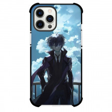 Bungo Stray Dogs Osamu Dazai Case For iPhone Samsung Galaxy Pixel OnePlus Vivo Xiaomi Asus Sony Motorola Nokia - Osamu Dazai Fierce Portrait On Sky Background