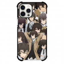 Bungo Stray Dogs Osamu Dazai Case For iPhone Samsung Galaxy Pixel OnePlus Vivo Xiaomi Asus Sony Motorola Nokia - Osamu Dazai Smirk Face Collage