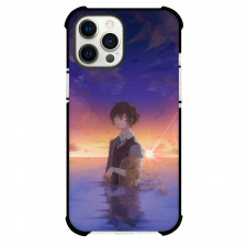 Bungo Stray Dogs Osamu Dazai Case For iPhone Samsung Galaxy Pixel OnePlus Vivo Xiaomi Asus Sony Motorola Nokia - Osamu Dazai Wet Sea Portrait On Sunset