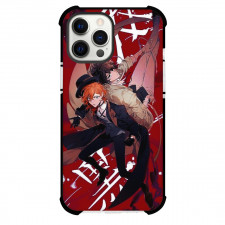 Bungo Stray Dogs Case For iPhone Samsung Galaxy Pixel OnePlus Vivo Xiaomi Asus Sony Motorola Nokia - Osamu And Chuya Fighting Stance Portrait