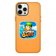 Stumble Guys Phone Case For iPhone Samsung Galaxy Pixel OnePlus Vivo Xiaomi Asus Sony Motorola Nokia - Stumble Guys APK Mod Icon On Green Background