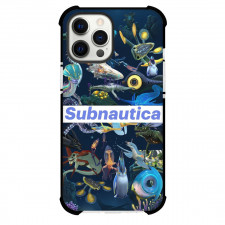 Subnautica Phone Case For iPhone Samsung Galaxy Pixel OnePlus Vivo Xiaomi Asus Sony Motorola Nokia - Subnautica Ocean Creatures Species Collage Poster