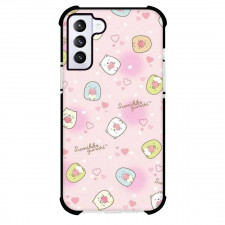 Sumikko Gurashi Phone Case For iPhone Samsung Galaxy Pixel OnePlus Vivo Xiaomi Asus Sony Motorola Nokia - Sumikko Gurashi Characters With Heart Pattern Art