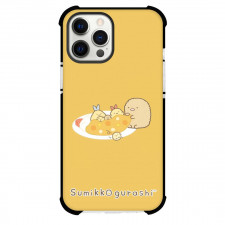 Sumikko Gurashi Phone Case For iPhone Samsung Galaxy Pixel OnePlus Vivo Xiaomi Asus Sony Motorola Nokia - Sumikko Gurashi Eating Curry Rice Yellow Background