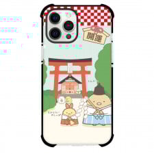 Sumikko Gurashi Phone Case For iPhone Samsung Galaxy Pixel OnePlus Vivo Xiaomi Asus Sony Motorola Nokia - Sumikko Gurashi New Year On Shrine Background