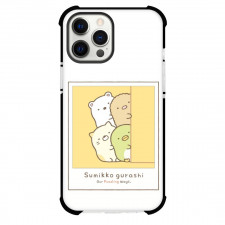 Sumikko Gurashi Phone Case For iPhone Samsung Galaxy Pixel OnePlus Vivo Xiaomi Asus Sony Motorola Nokia - Sumikko Gurashi Peeking From Door Yellow Background