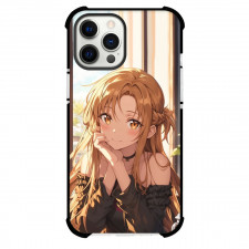 Sword Art Online Asuna Phone Case For iPhone Samsung Galaxy Pixel OnePlus Vivo Xiaomi Asus Sony Motorola Nokia - Asuna Holding Chin Portrait