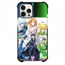 Sword Art Online Phone Case For iPhone Samsung Galaxy Pixel OnePlus Vivo Xiaomi Asus Sony Motorola Nokia - Characters Pose Wallpaper