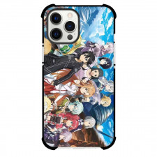 Sword Art Online Phone Case For iPhone Samsung Galaxy Pixel OnePlus Vivo Xiaomi Asus Sony Motorola Nokia - Characters Smiling Clouds Background