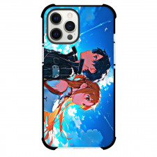 Sword Art Online Kirito & Asuna Phone Case For iPhone Samsung Galaxy Pixel OnePlus Vivo Xiaomi Asus Sony Motorola Nokia - Kirito & Asuna Back To Back Portrait