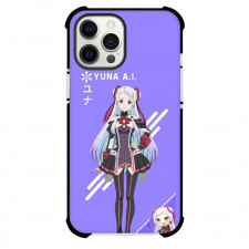 Sword Art Online Yuna Phone Case For iPhone Samsung Galaxy Pixel OnePlus Vivo Xiaomi Asus Sony Motorola Nokia - Yuna Standing Pose Violet Background