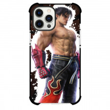 Tekken Jin Kazama Phone Case For iPhone Samsung Galaxy Pixel OnePlus Vivo Xiaomi Asus Sony Motorola Nokia - Jin Kazama Side Portrait Watercolor Art Background
