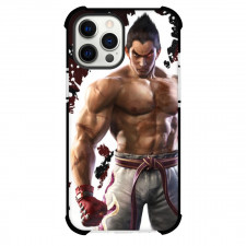 Tekken Kazuya Mishima Phone Case For iPhone Samsung Galaxy Pixel OnePlus Vivo Xiaomi Asus Sony Motorola Nokia - Kazuya Mishima Portrait Watercolor Art Background