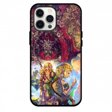 The Legend Of Zelda Phone Case For iPhone Samsung Galaxy Pixel OnePlus Vivo Xiaomi Asus Sony Motorola Nokia - Princess Zelda And Link Fierce Tears Of The Kindom