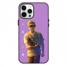 The Summer Hikaru Died Yoshiki Tsujinak Phone Case For iPhone Samsung Galaxy Pixel OnePlus Vivo Xiaomi Asus Sony Motorola Nokia - Yoshiki Tsujinak Grin Portrait Purple Poster