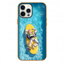 Toy Story Buzz Lightyear Phone Case For iPhone Samsung Galaxy Pixel OnePlus Vivo Xiaomi Asus Sony Motorola Nokia - Buzz Lightyear Lying On Pool Poster