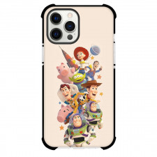 Toy Story Phone Case For iPhone Samsung Galaxy Pixel OnePlus Vivo Xiaomi Asus Sony Motorola Nokia - Toy Story Characters On Beige Background