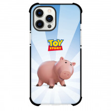 Toy Story Hamm Phone Case For iPhone Samsung Galaxy Pixel OnePlus Vivo Xiaomi Asus Sony Motorola Nokia - Hamm Stripes Background 3D Art
