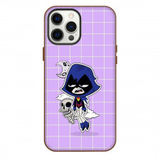 Teen Titans Go Raven Phone Case For iPhone Samsung Galaxy Pixel OnePlus Vivo Xiaomi Asus Sony Motorola Nokia - Raven Shrug Portrait Sticker