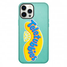 Teletubbies Case For iPhone Samsung Galaxy Pixel OnePlus Vivo Xiaomi Asus Sony Motorola Nokia - Teletubbies Logo Yellow Background