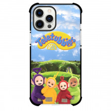 Teletubbies Case For iPhone Samsung Galaxy Pixel OnePlus Vivo Xiaomi Asus Sony Motorola Nokia - Teletubbies Standing Outside House Background