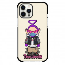 Teletubbies Tinky Winky Case For iPhone Samsung Galaxy Pixel OnePlus Vivo Xiaomi Asus Sony Motorola Nokia - Tinky Winky Wearing Face Mask