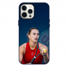 Aryna Sabalenka Phone Case For iPhone Samsung Galaxy Pixel OnePlus Vivo Xiaomi Asus Sony Motorola Nokia - Aryna Sabalenka Serve Prep Pose In Red Shirt