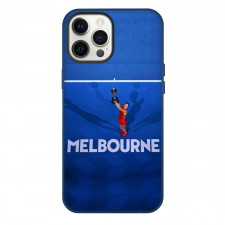 Aryna Sabalenka Phone Case For iPhone Samsung Galaxy Pixel OnePlus Vivo Xiaomi Asus Sony Motorola Nokia - Aryna Sabalenka Victory Pose At Melbourne in Blue Background