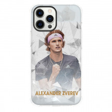 Alexander Zverev Phone Case For iPhone Samsung Galaxy Pixel OnePlus Vivo Xiaomi Asus Sony Motorola Nokia - Alexander Zverev Geometric Shape Digital Art Portrait