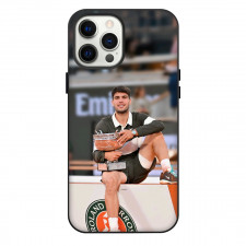 Carlos Alcaraz Phone Case For iPhone Samsung Galaxy Pixel OnePlus Vivo Xiaomi Asus Sony Motorola Nokia - Carlos Alcaraz Holding Trophy Portrait