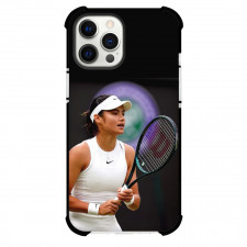 Emma Raducanu Phone Case For iPhone Samsung Galaxy Pixel OnePlus Vivo Xiaomi Asus Sony Motorola Nokia - Emma Raducanu Holding Racket Playing Portrait