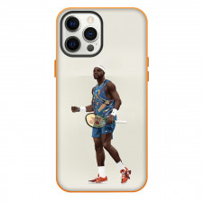 Tennis Frances Tiafoe Players Phone Case For iPhone Samsung Galaxy Pixel OnePlus Vivo Xiaomi Asus Sony Motorola Nokia - Frances Tiafoe Walking Hold Racet Side Portrait Cartoon Art
