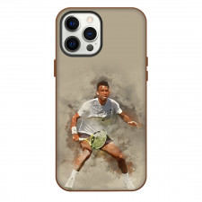 Felix Auger Aliassime Phone Case For iPhone Samsung Galaxy Pixel OnePlus Vivo Xiaomi Asus Sony Motorola Nokia - Felix Auger Aliassime Playing Stance Portrait Cartoon Art