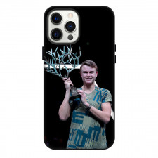 Holger Rune Phone Case For iPhone Samsung Galaxy Pixel OnePlus Vivo Xiaomi Asus Sony Motorola Nokia - Holger Rune Holding Trophy Smile Portrait