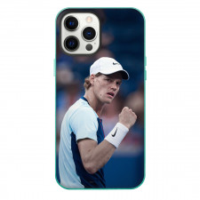 Jannik Sinner Phone Case For iPhone Samsung Galaxy Pixel OnePlus Vivo Xiaomi Asus Sony Motorola Nokia - Jannik Sinner Celebrating Fierce Portrait