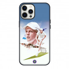 Jannik Sinner Phone Case For iPhone Samsung Galaxy Pixel OnePlus Vivo Xiaomi Asus Sony Motorola Nokia - Jannik Sinner Striking Fierce Portrait Poster
