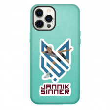 Jannik Sinner Phone Case For iPhone Samsung Galaxy Pixel OnePlus Vivo Xiaomi Asus Sony Motorola Nokia - Jannik Sinner Striking Series Logo Sticker