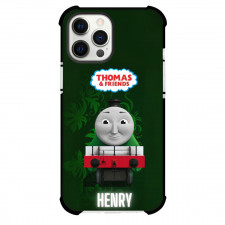 Thomas and Friends Phone Case For iPhone Samsung Galaxy Pixel OnePlus Vivo Xiaomi Asus Sony Motorola Nokia - Henry Avatar Portrait Happy Green Background Cartoon Art