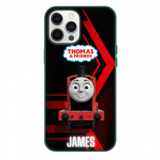 Thomas and Friends Phone Case For iPhone Samsung Galaxy Pixel OnePlus Vivo Xiaomi Asus Sony Motorola Nokia - James Avatar Port Happy Red Background Cartoon Art