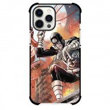 Thunderbolts Bullseye Phone Case For iPhone and Samsung Galaxy Devices - Bullseye Fighting Pose Comic Art
