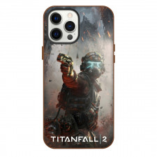 Titanfall Phone Case For iPhone Samsung Galaxy Pixel OnePlus Vivo Xiaomi Asus Sony Motorola Nokia - Titanfall Pilot Aiming A Gun Game Poster