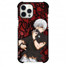 Tokyo Ghoul Ken Kaneki Case For iPhone Samsung Galaxy Pixel OnePlus Vivo Xiaomi Asus Sony Motorola Nokia - Ken Kaneki Remove Face Mask Graffitti Background